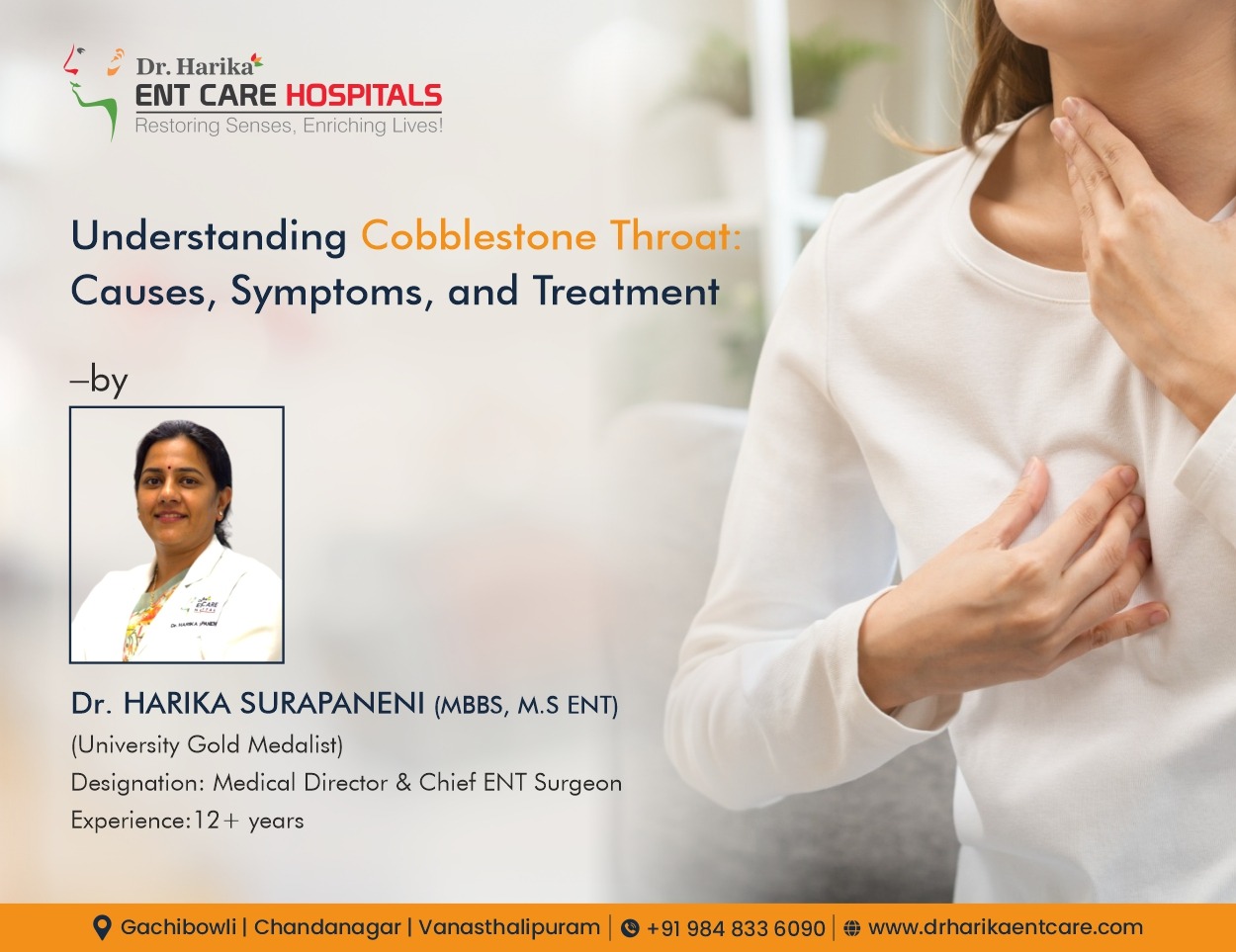 Dr Harika ENT Care Hospitals Gachibowli, Chanda Nagar, Vanasthalipuram